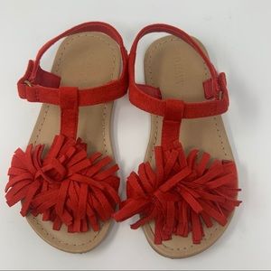 Girl-Red sandals